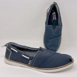 BOBS Skechers Slip-on Memory Foam Canvas Loafers Sz. 8.5